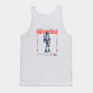 cyberpunk girl metaverse technology Tank Top